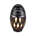 Dikaou Led Flame Outdoor Table Lamp Torch With Blutooth Black. Fixed Price $46.07.