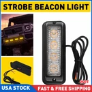 2X Car Strobe Lamps 4-LED Mount Surface Flashing Lights Truck For Pickup 12V 24V. Fixed Price $16.14.
