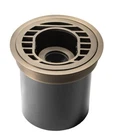 Brass Low Voltage Well Light With Grill Top, Adjustable Gimbal &led Bulb Inc. Fixed Price $59.00.