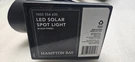 Hampton Bay 50 Lumens Black Led Outdoor Solar Landscape Spotlights Set Of 3 New. Fixed Price $25.00.