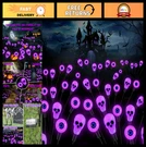 4-PACK Scary Eyeball Solar Lights 32 Led Halloween Outdoor Decor, IP65 Waterpr. Fixed Price $44.99.