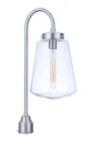 Craftmade ZA3825 Laclede 25" Tall Outdoor Single Head Post Light - Silver. Fixed Price $63.17.