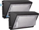 2 Pack 100W Led Wall Dusk Dawn Photocell Outdoor Security Lighting. Fixed Price $132.86.