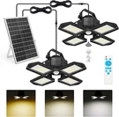 Luz Solar Exterior Interior, Sensor De Movimiento, 3 Colores, 4 Modos, Remoto. Fixed Price $105.76.