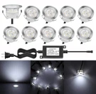 Deck Lights Outdoor Waterproof Low Voltage Lighting Kit Stainless Steel 1W Ou.... Fixed Price $101.98.