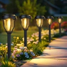Deraysion 6 Pack Solar Lights Outdoor, Pathway Waterproof Garden.... Fixed Price $37.93.