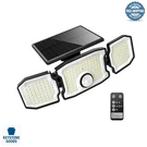 Super Bright 3000LM Solar Motion Security Flood Lights, 3-HEAD Wide Angle Wat.... Fixed Price $30.67.