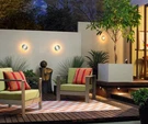 Kichler 4" Wide 2700K Led Bronze Half Moon Deck Light. Fixed Price $71.99.