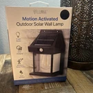 Illumina Solar Wall Outdoor Lamp Motion Sensor Water Resistant 3 Light Modes New. Fixed Price $15.00.