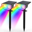 Kyosho Solar Color Spot Lights Outdoor, 9 Lighting Modes Halloween Christmas. Fixed Price $33.95.