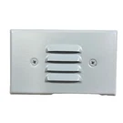Elco Lighting Cat. No. ELST75 Mini Step W/ Louvered Faceplate, White Nib. Fixed Price $19.99.