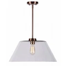 Kenroy Home Nancy 1 Light Pendant Hanging With Clear Shade Copper. Fixed Price $139.90.