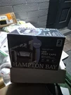Hampton Bay 3.5 In. X Black Solar Post Cap Light W/ Adaptor (2-PACK). Fixed Price $19.85.