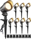 8 Pack 6W Led Lights Low Voltage Landscape Lighting With Connectors Warm White. Fixed Price $137.79.