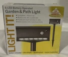 Fulcrum 20033-107 Light It! Battery Operated Led Garden Pk. Fixed Price $21.00.