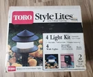 Toro Style Lites Low Voltage Landscape Lighting 4 Kit Model 52133 New. Fixed Price $89.99.