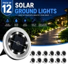 Led Solar In Ground Lights IP65 Waterproof Garden Pathway Yard 12PK. Fixed Price $22.49.