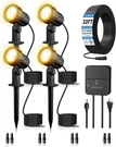 Zzxx All-in-one Led Landscape Lighting Kit, 4-PACK Low Voltage Lights. Fixed Price $59.79.