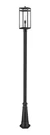 Z-lite 596PHBR-519P Nuri 116" Tall Outdoor Single Head Post Light Black. Fixed Price $632.00.