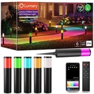 Lumary 6 Pack Smart Pathway Lights 2100LM, Rgbai/cool/warm White, Aluminum Wi.... Fixed Price $165.16.