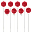 Dxsign Reflective Driveway Markers, Reflectors For Entrance, White. Fixed Price $34.52.