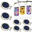Hanging Solar Mason Jar Lights 20 Led String Fairy Lanterns. Fixed Price $15.69.