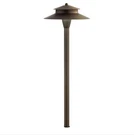 Kichler Mission Brass Led Path Lighting, 2700K 12 Volt 15880. Fixed Price $225.00.