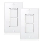 Maxxima Ac Combination - Double On/off Paddle Rocker Switch, White. Fixed Price $21.99.