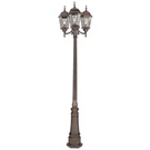 Trans Globe Watered Windows 3 Lantern Post Bronze - 4719 Brz. Fixed Price $439.99.