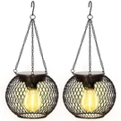 Syouhome 2 Pack Solar Lanterns Outdoor Waterproof, Auto On/off Upgraded Brigh.... Fixed Price $36.97.