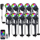 Smart Rgb Low Voltage Led Spotlights, App & Remote Control,synchronous Dimmin.... Fixed Price $69.62.