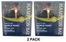 Hampton Bay Myrtle Point Led Pathway Light Red Brass Finish 120 Lumens (2 Pack). Fixed Price $79.20.