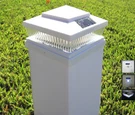 8-PACK Garden Black/copper/white 6 X Solar 5 Led 78LUMENS Post Cap Lights. Fixed Price $115.99.