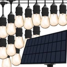 Solar String Lights, 44 Ft With 15 Waterproof Led Bulbs - Hea. Fixed Price $34.95.