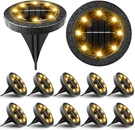 Solar Powered Ground Lights 12 Pack,waterproof Led Outdoor Di. Fixed Price $79.65.