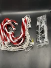 8 Pk Candy Cane Led Pathway Lights 16.5" Stakes Outdoor Home Accents Holiday. Fixed Price $38.99.