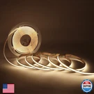 Maliigaza 32.8FT Cob Led Strip Light 24V 4000K RA90+ Dimmable Tape Bright. Fixed Price $40.50.