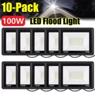 10PACK 100W Led Flood Garden Outdoor Lamp Yard Security Spotlight Fixtures. Fixed Price $89.98.
