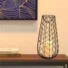 Homeroots 608521 16 In. Gold Distressed Lattice Metal Tabletop Lantern Candle.... Fixed Price $57.35.