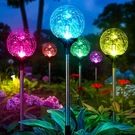 Solar Garden Lights 6 Pack Waterproof Led Multi Colored Changing Gigalumi Yard. Fixed Price $74.99.