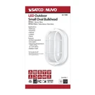 Nuvo 62/1388 - Led Small Oval Outdoor Bulk Head Utility Light White. Fixed Price $39.55.
