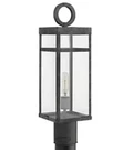 Hinkley Black Led Post Top Pier Mount Lantern From The Porter Collection. Fixed Price $185.00.