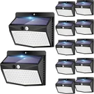 Solar Outdoor Lights, 12 Packs Motion Sensor Security Pack, Black. Fixed Price $91.99.
