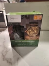 Mainstays Led Crackle Glass Hanging Lantern Outdoor Use Water Resistant. Fixed Price $12.99.