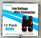 Sunvie FASTLOCK2 Low Voltage Landscape Lighting Connector 12 Pack. Fixed Price $16.78.