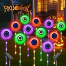 2025 Upgraded 12 Pack Halloween Solar Eyeball Lights Outdoor Decorations: 8 M.... Fixed Price $31.75.
