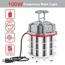 100W 5000K 14100LM Led Temporary Work Lights Linkable Construction Jobsite Lamp. Fixed Price $71.65.
