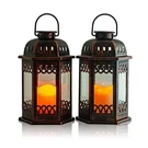 Steadydoggie Solar Lanterns 2 Pack Bronze - Hanging Lights With Flicker.... Fixed Price $59.27.
