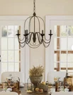 Kenroy Home 93066ORB Chandelier New Open Box Ceiling Light Fixture. Fixed Price $65.00.