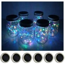 6-PACK Mason Jar Lights 20 Led Solar Colorful Fairy String Lids Insert. Fixed Price $20.08.